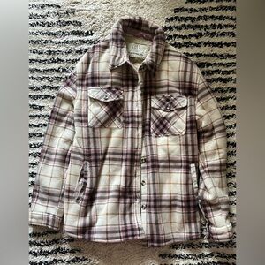 Sage collective plaid jacket